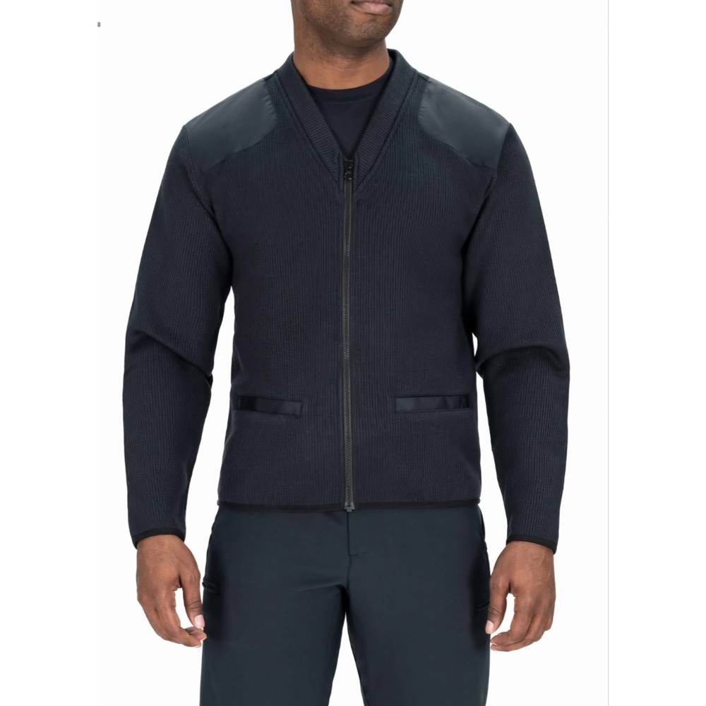 Blauer Police Fire Officer Fleece Lined Full Zip Sweater Style 227 Black Size 2X